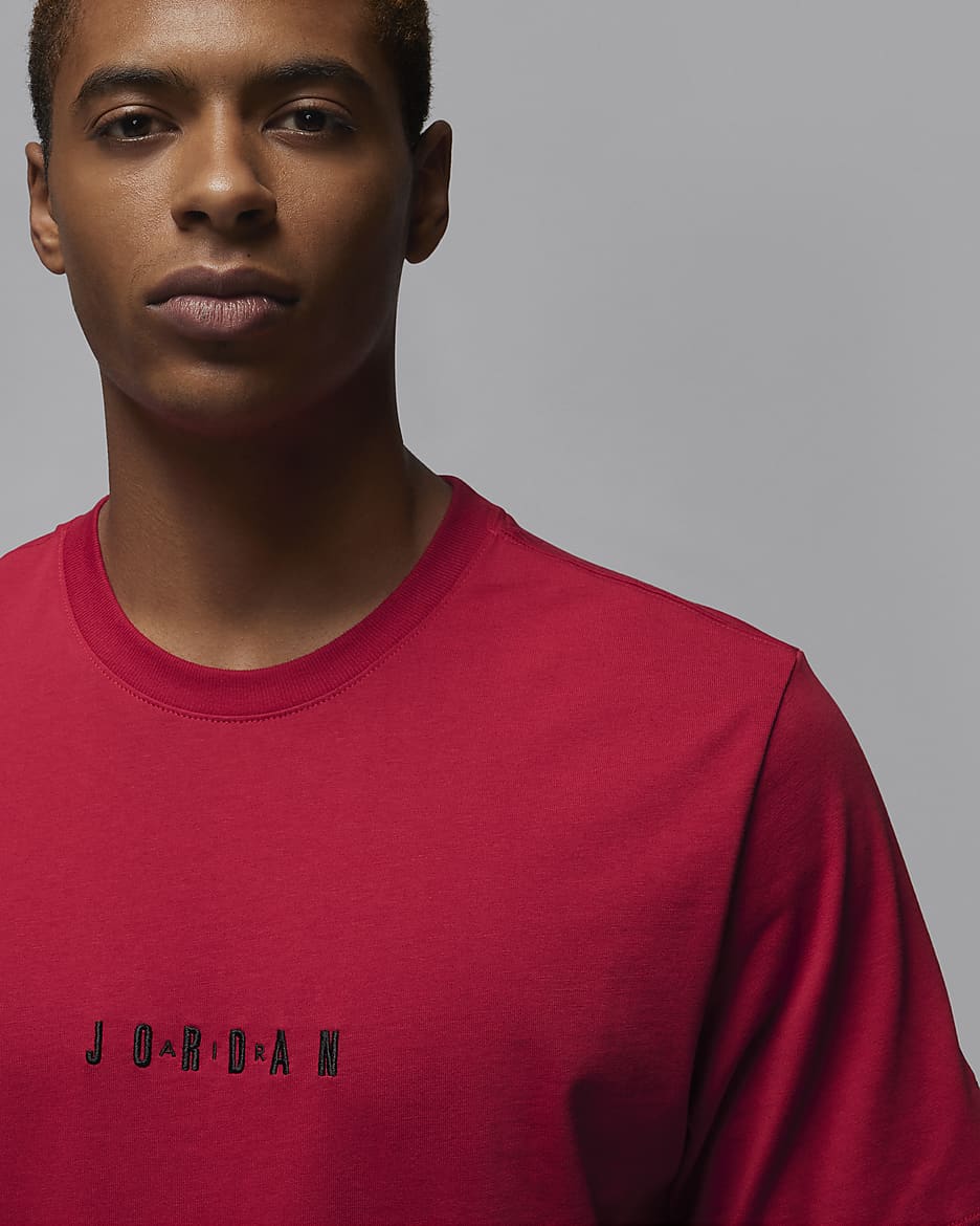 Nike jordan red t shirt online